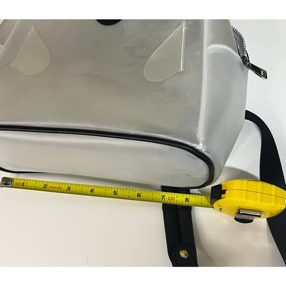 Clear Ghost Backpack Purse with Black Straps | Transparent Bag-Halloween - Picture 5 of 6